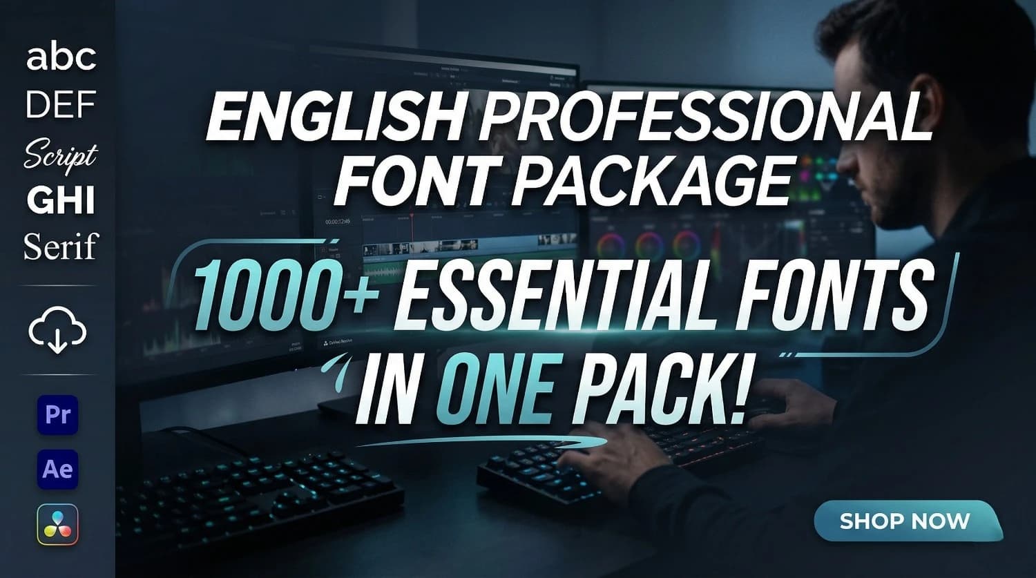 English Fonts Huge Collection